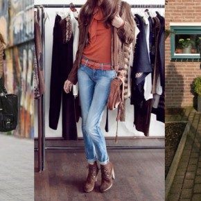 Cómo combinar botines con jeans