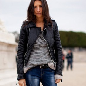 Street Style - Jeans y cuero