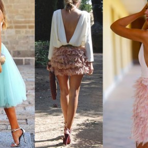 Looks de invitadas con falda