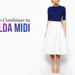 falda midi