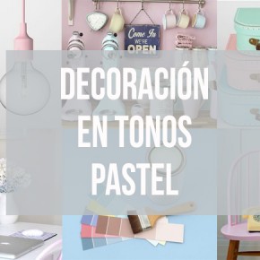 decoración en tonos pastel