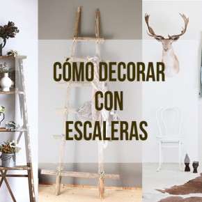 cómo decorar con escaleras