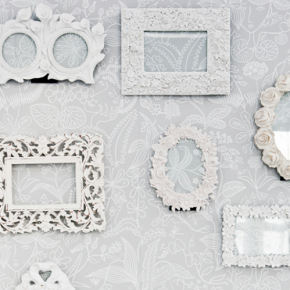 ideas para decorar las paredes con marcos